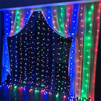 Karácsonyi LED Fényfüggöny 3x3m 300 LED - Kültéri Beltéri Dekoráció