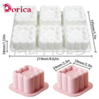 Dorica szilikon forma – kör, szív, csillag, négyzet