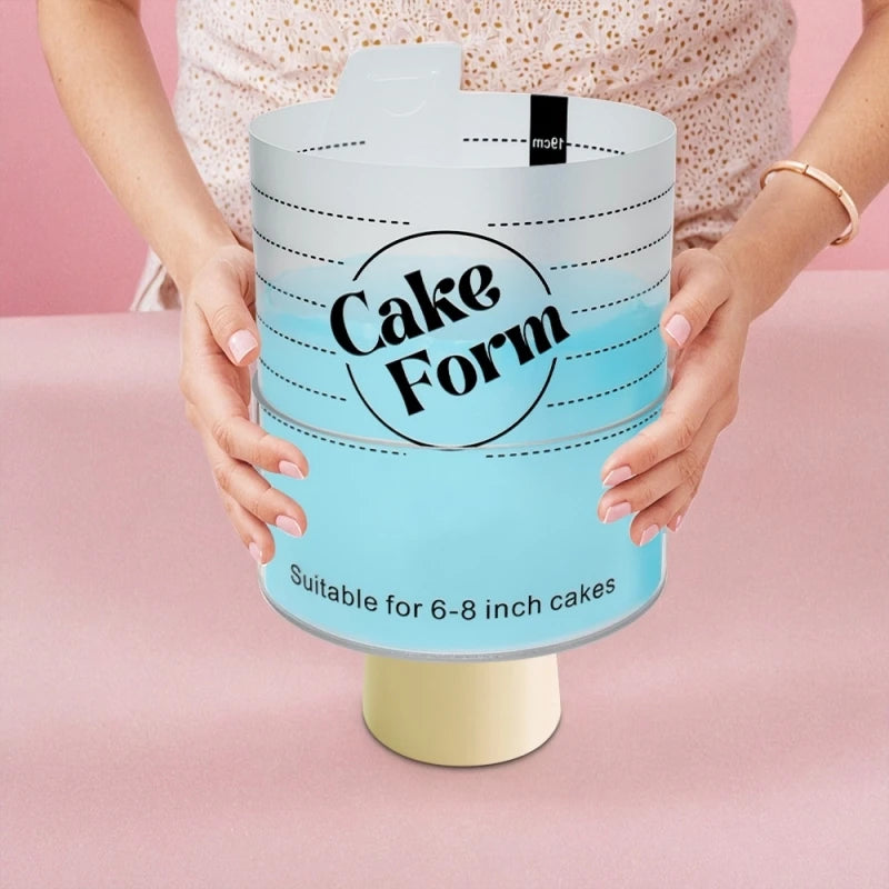 Állítható Kerek Sütemény Gyűrű Forma Visszahúzható Fondant Mousse Sütemény Gyűrű Akril Kör Torta Sütő Gyűrű Sütemény Eszközök Kerek Sütemény Forma Készlet