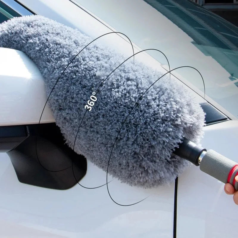 Car Dusting Brush Telescopic Car Cleaning tool Microfiber Brush Clean tools For Auto Cleaning Dust Divine Wet/Dry Car Mop