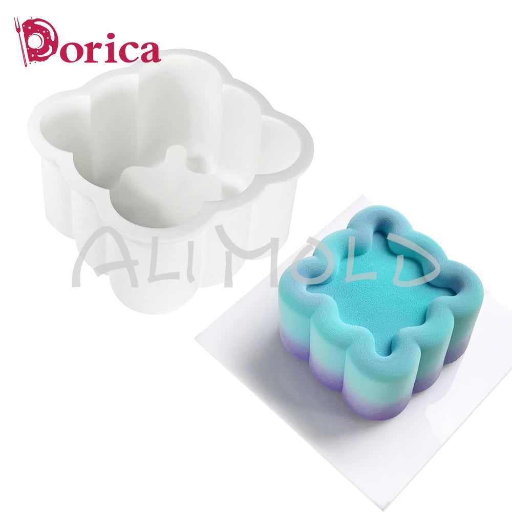 Dorica szilikon forma – kör, szív, csillag, négyzet