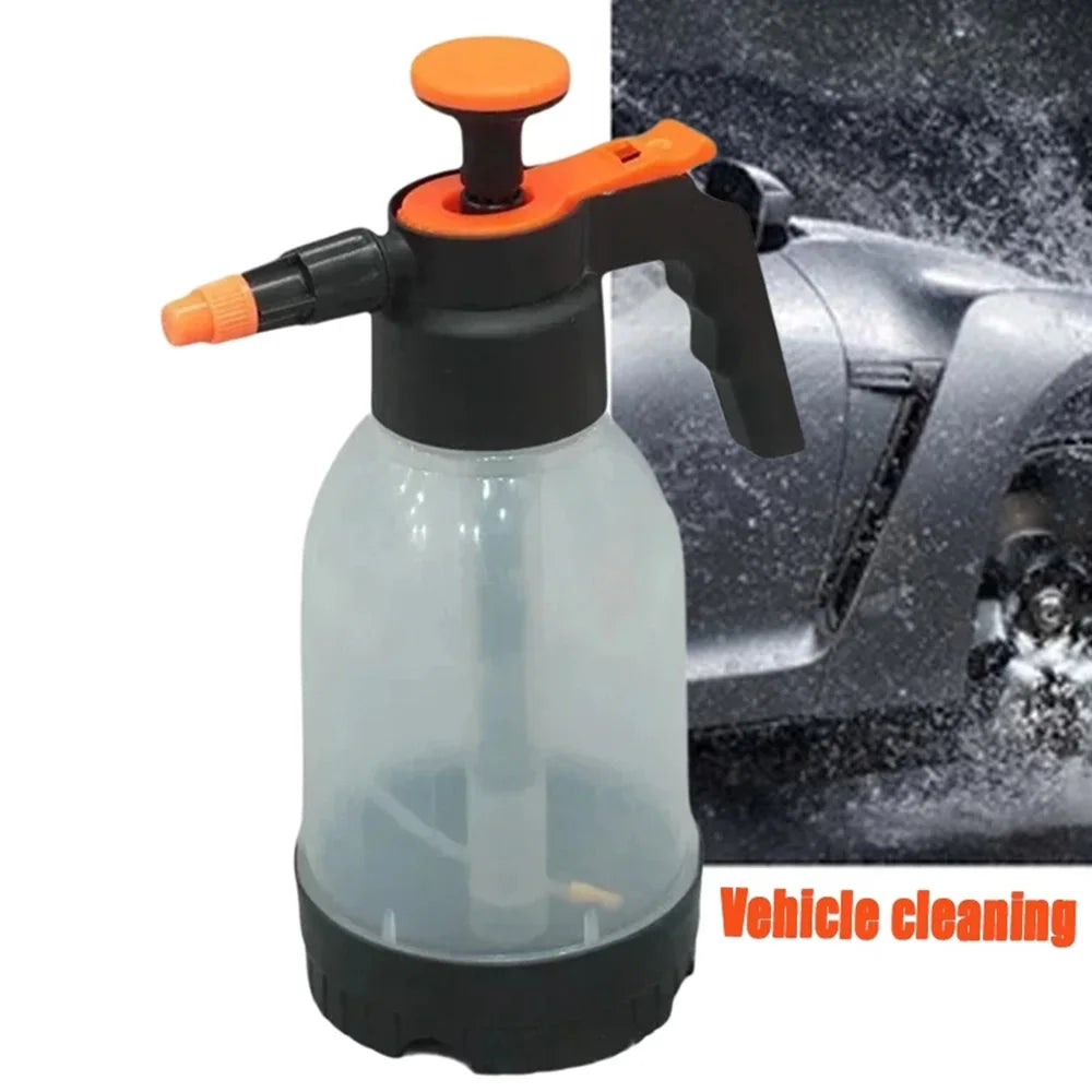 „1,2L kézi pumpás nyomáspermetező – autómosó spray palack, öntözőkanna és tisztító eszköz kertbe, autóhoz és otthoni használatra”