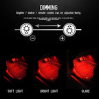 LED Autós Belső Hangulatvilágítás – USB-s RGB Neonfény Zenevezérléssel és Mobilalkalmazással
