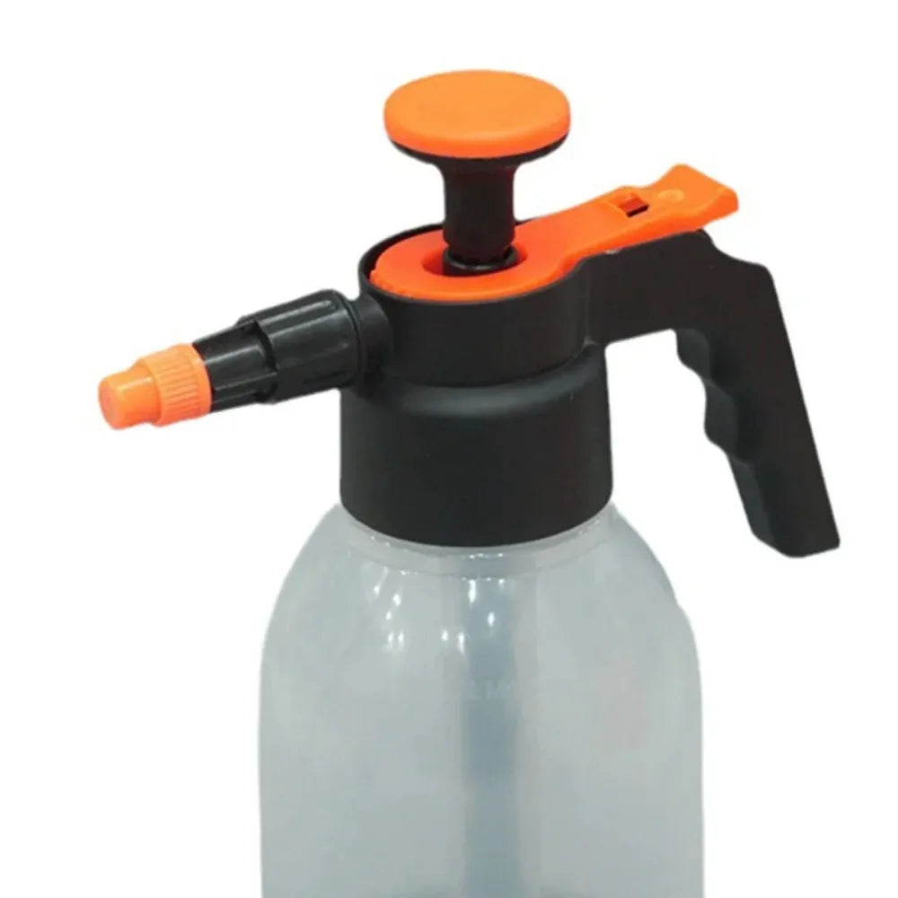 „1,2L kézi pumpás nyomáspermetező – autómosó spray palack, öntözőkanna és tisztító eszköz kertbe, autóhoz és otthoni használatra”