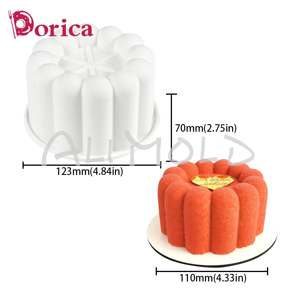 Dorica szilikon forma – kör, szív, csillag, négyzet