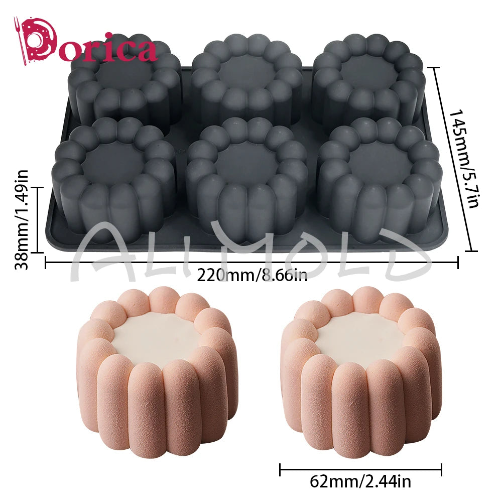 Dorica szilikon forma – kör, szív, csillag, négyzet