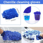New Car Cleaning Kit Scrubber Drill Detailing Brush Set Air Conditioner Vents Towel Polisher Car Auto Detailing Tools