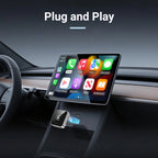 XUDA 2 az 1-ben Vezetékes-Vezeték Nélküli CarPlay Android Auto Adapter - USB Dongle, Plug & Play, Bluetooth