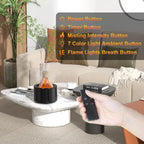 2025 New Simulated Flame Aroma Diffuser Bonfire Air Humidifier Ultrasonic Cool Mist Maker Fogger LED Essential Oil Lamp Difusor
