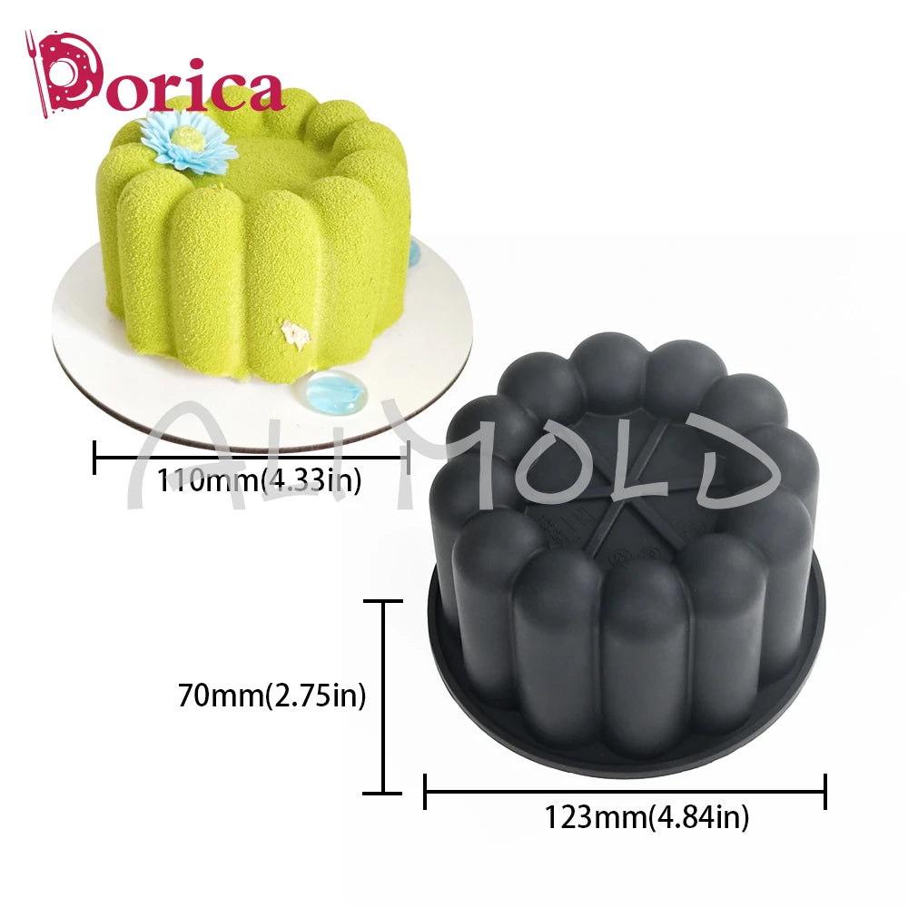 Dorica szilikon forma – kör, szív, csillag, négyzet