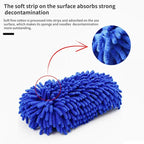 Car Cleaning Brush Cleaner Tools Microfiber Car Washer Sponge Cleaning Washing Towel Auto Gloves Car Washing Accessories