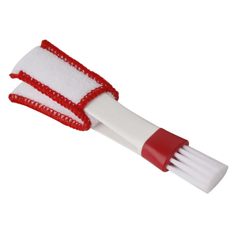Car Interior Cleaning Brush Double Head Brushes Car Air Vent Dashboard Blinds Keyboard Dust Removal Brush Auto Cleaning Tools