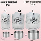 Állítható Kerek Sütemény Gyűrű Forma Visszahúzható Fondant Mousse Sütemény Gyűrű Akril Kör Torta Sütő Gyűrű Sütemény Eszközök Kerek Sütemény Forma Készlet