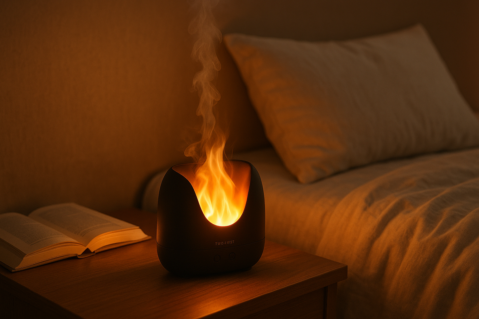 Aromadiffúzor hálószobában