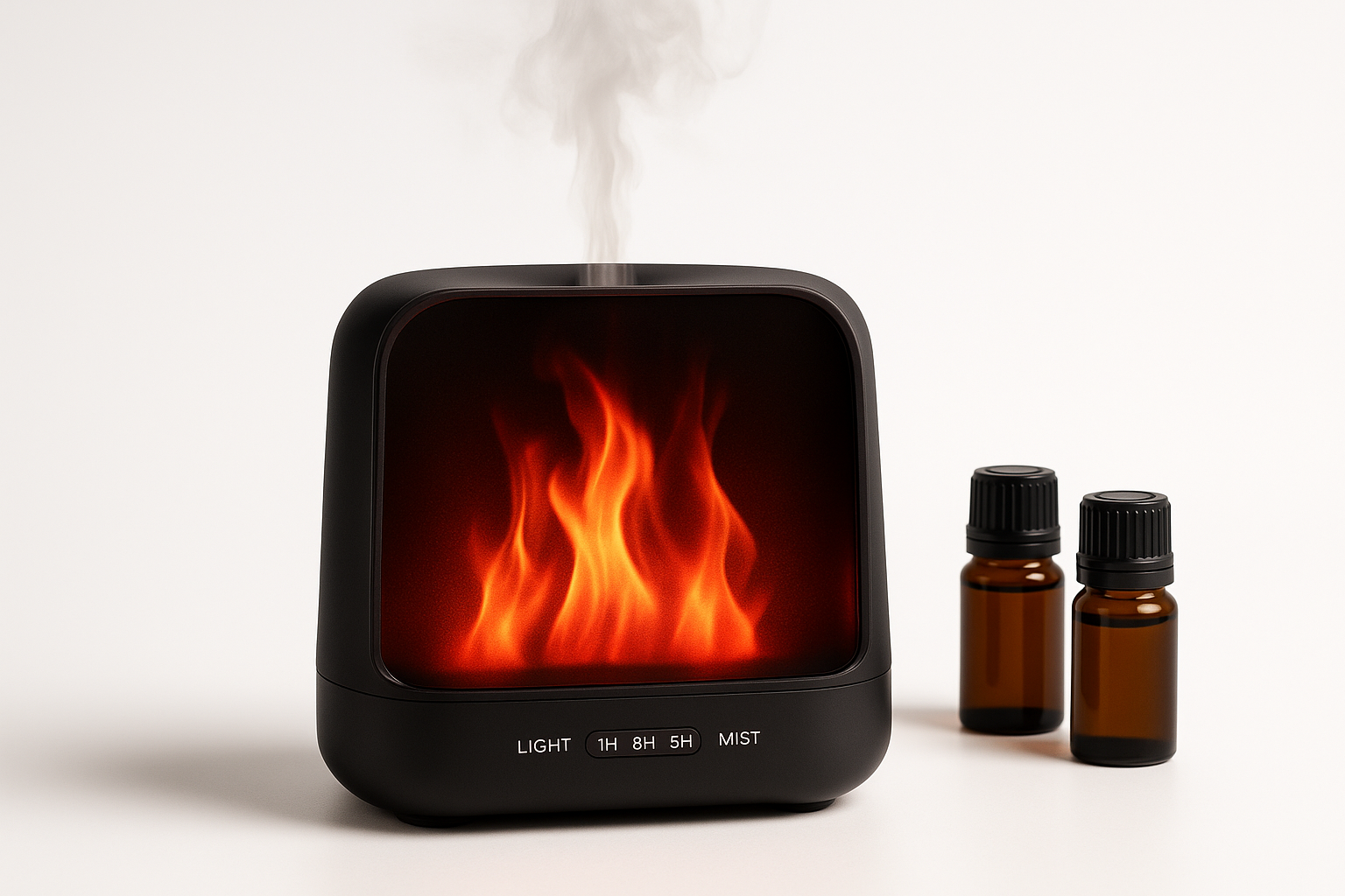 Aromadiffúzor szimulált láng effektussal