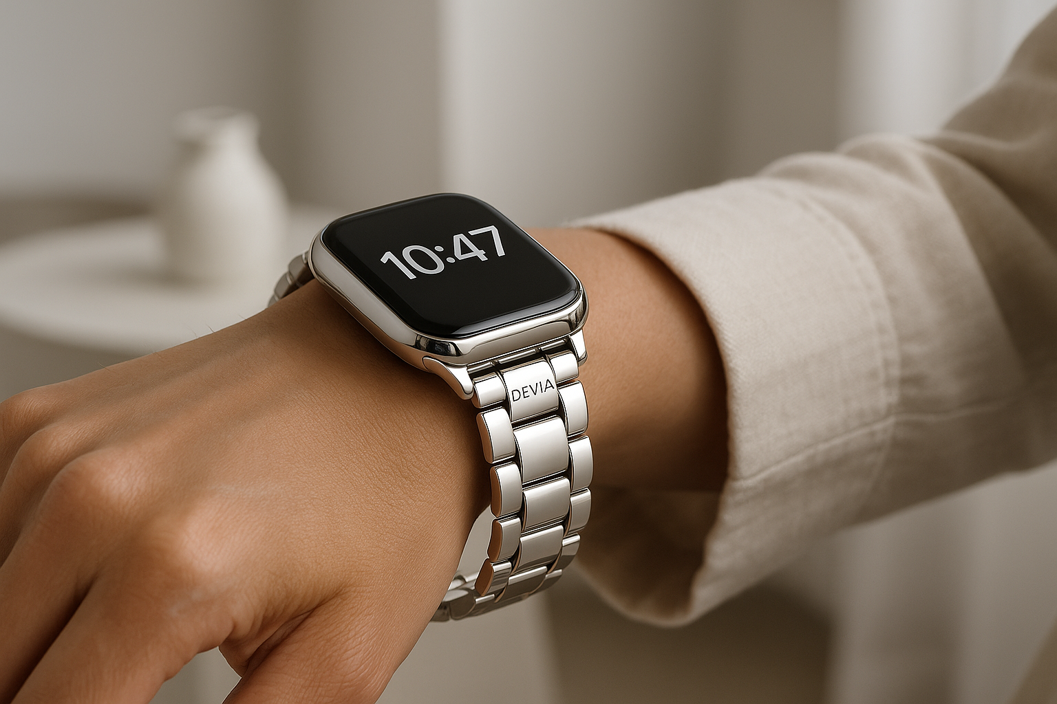 Devia Apple Watch karpérec - lifestyle fotó