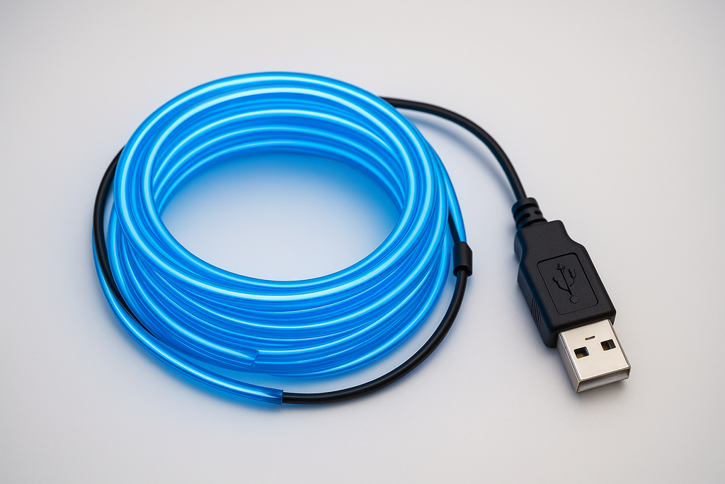 EL neon szalag USB csatlakozóval